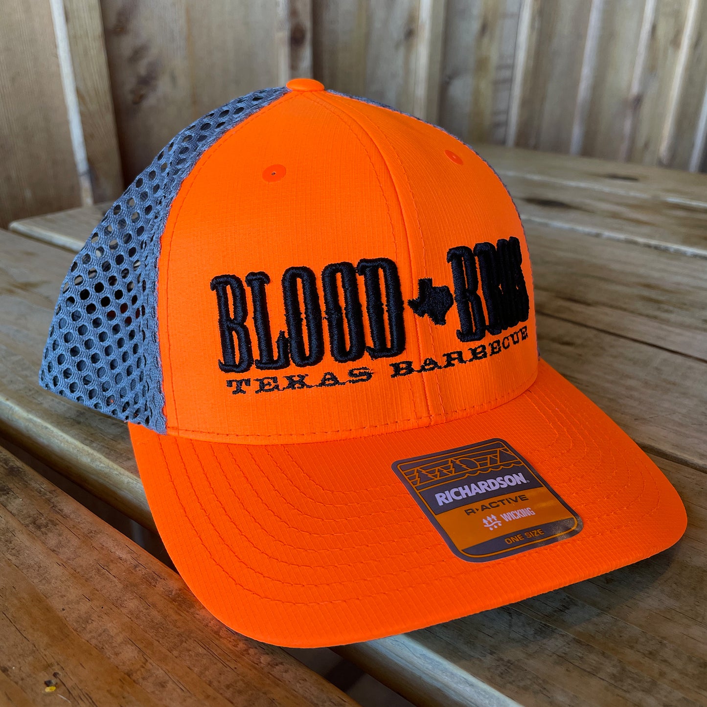 Richardson 835 Trucker - Blaze Orange/Charcoal