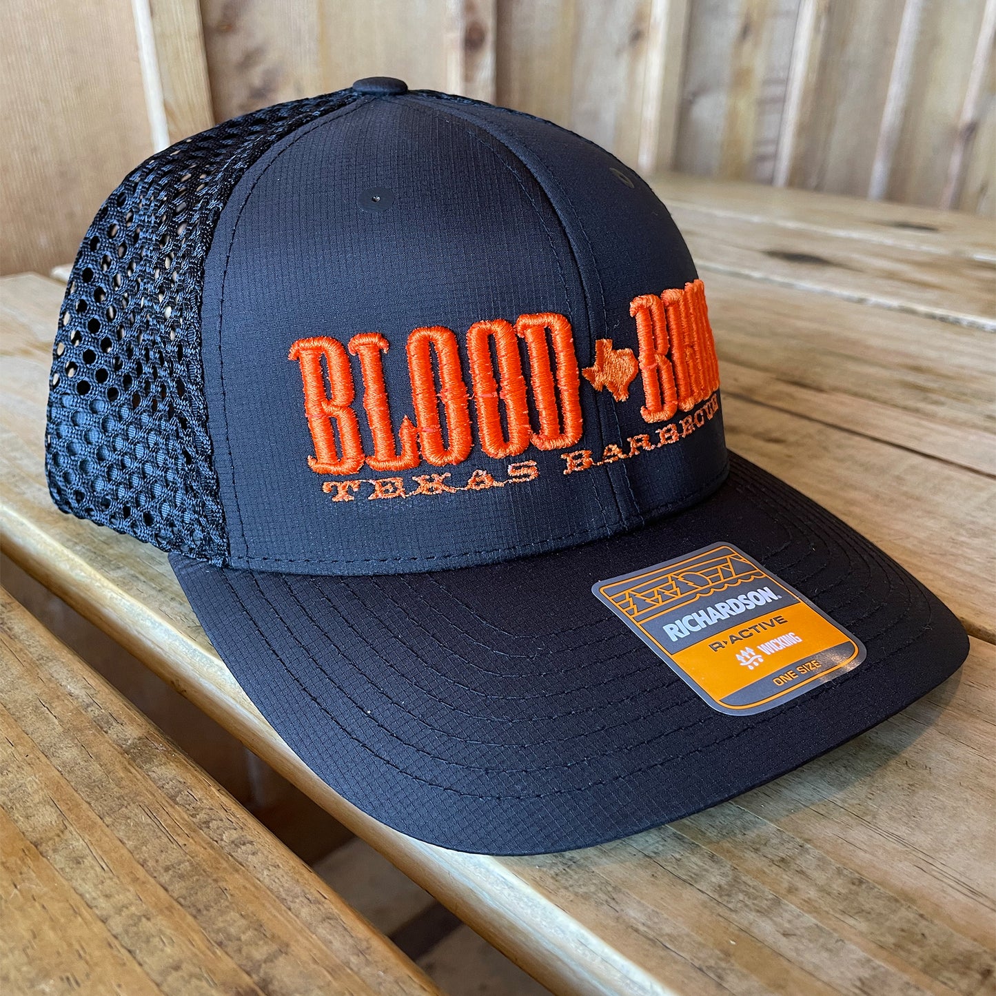 Richardson 835 Trucker - Black/Black