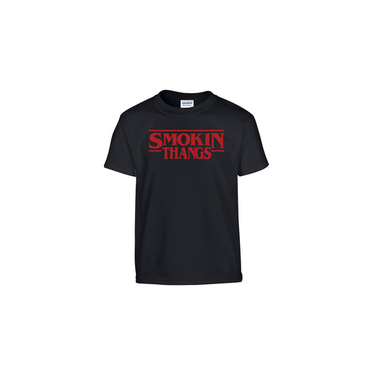 SMOKIN THANGS Youth Tshirt Short Sleeve - Black